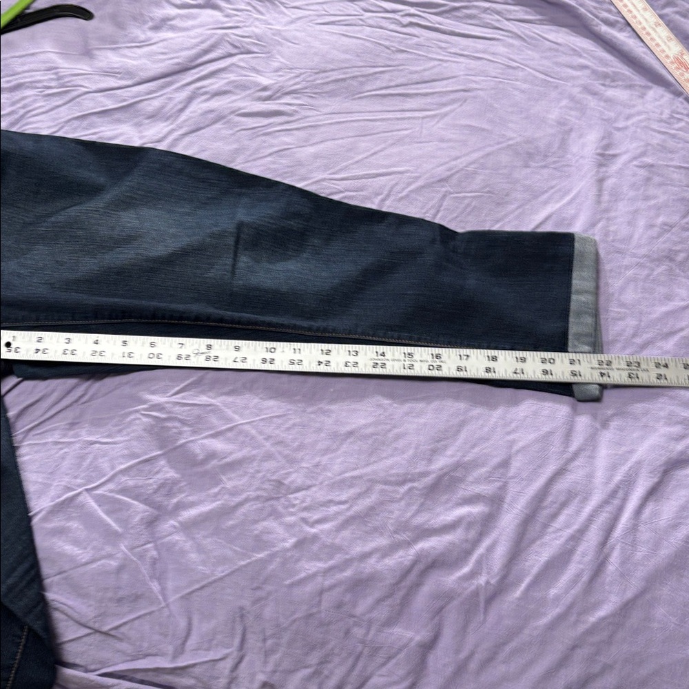 Torrid crop jeans in size 14 dark wash, lots of stretch. - Picture 6 of 12